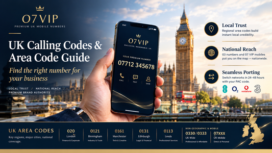 UK Area Codes & Phone Numbers: Complete Guide for Business | 07VIP