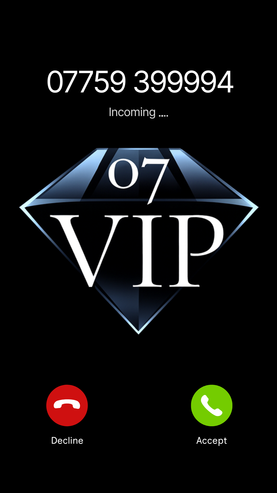 07759399994 - Silver UK Mobile Number